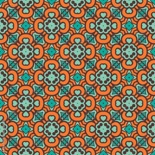 Pattern background ornament. Seamless decorative design ready for print