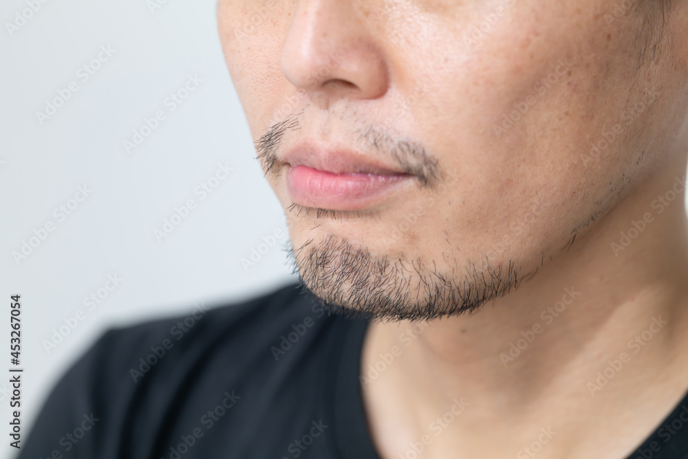 Obraz premium 髭・男性