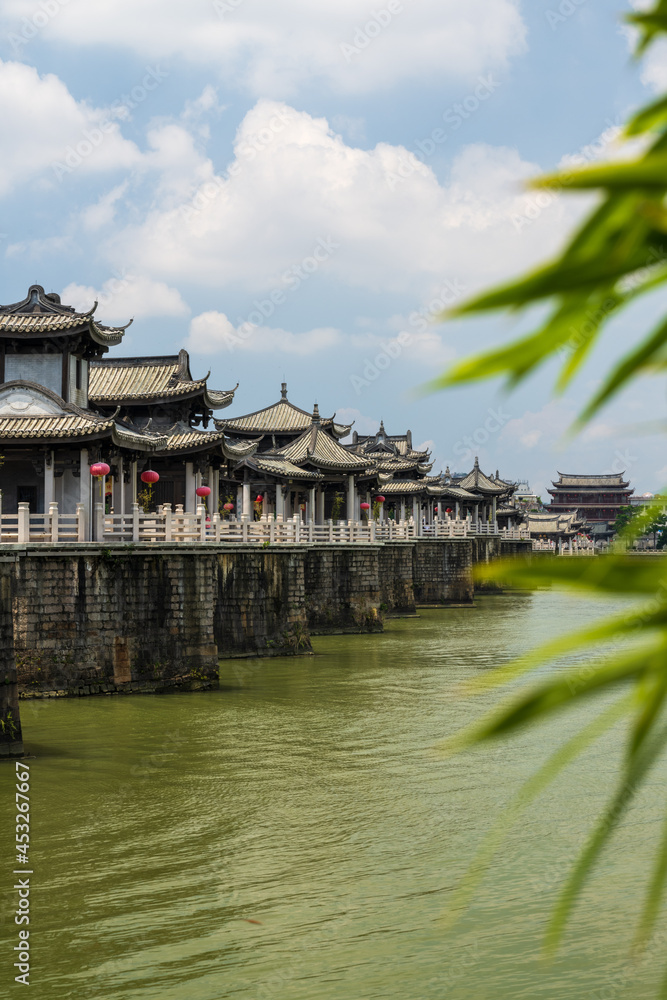 The famous landmark, Guangji Bridge, locates in Chaozhou, Guangdong, China.