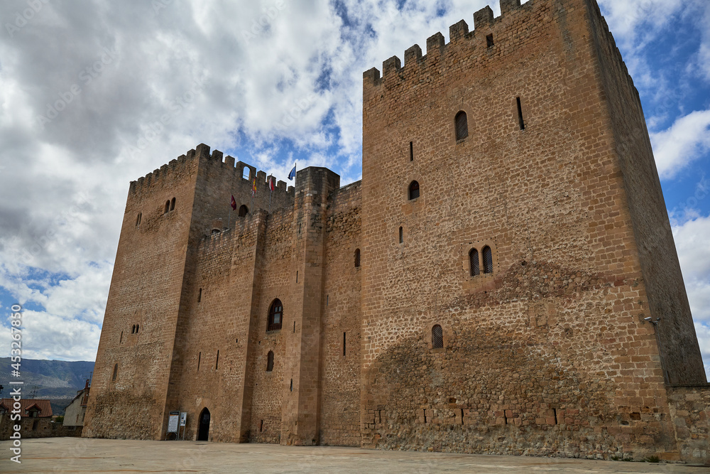 alcazar, tower of the Velasco, Medina de Pomar. Castilla y Leon, Burgos, Spain