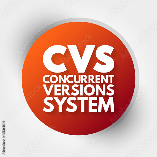 CVS - Concurrent Versions System acronym, technology concept background