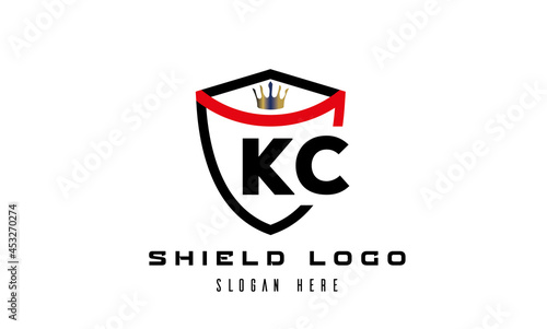 KC king shield latter logo vector Free Download KC king shield latter logo vector - GFXLoad