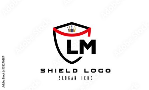 LM king shield latter logo vector Free Download LM king shield latter logo vector - GFXLoad