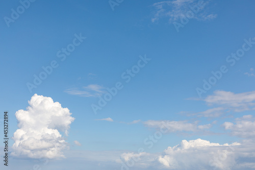 Sky over the Baltic sea landscape