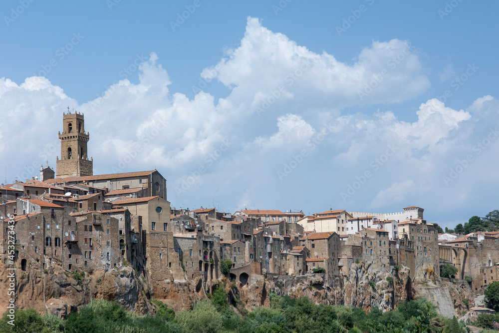 Pitigliano Tuscany Italy medieval village