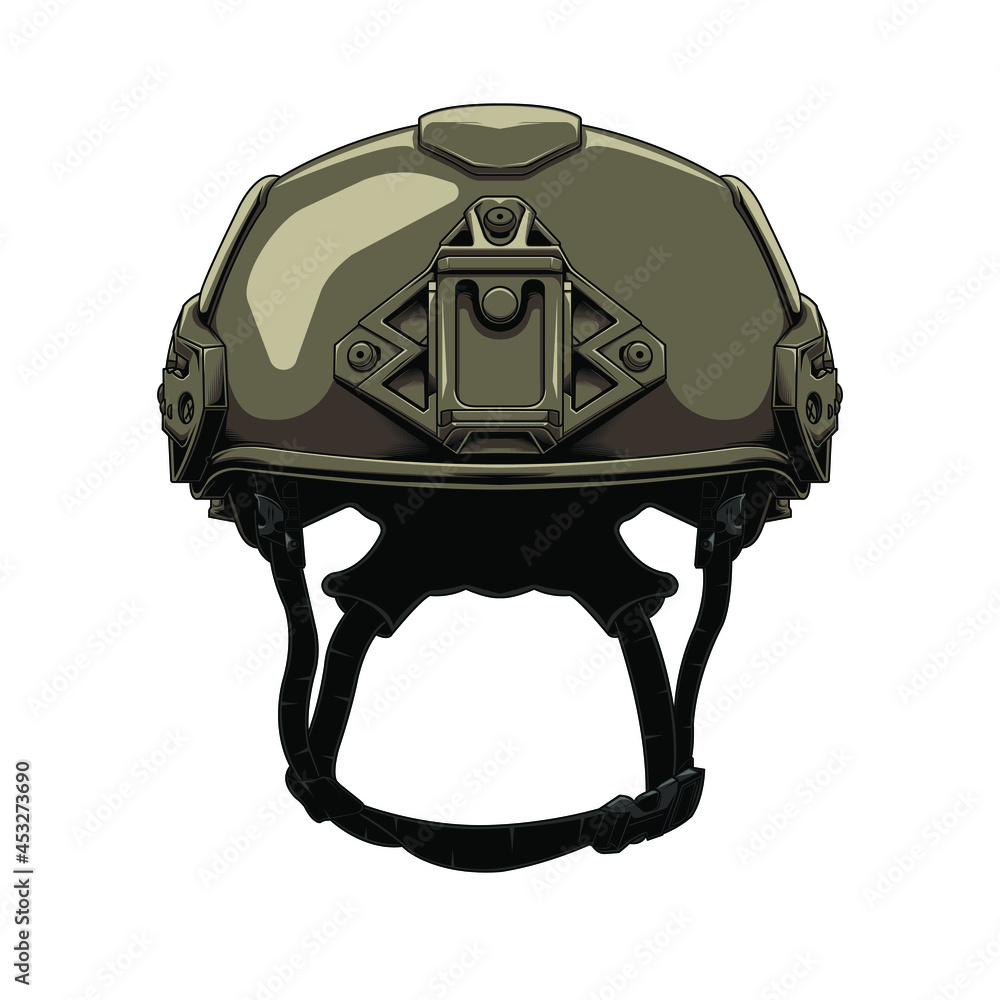 Stockvector design vector helmet tactical military Adobe Stock