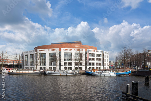 Photography Town Hall anex Stopera in Amsterdam, Noord-Holland province, The Netherlands