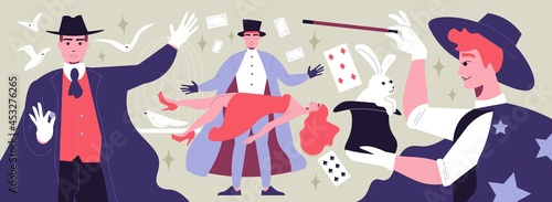 Magic Show Illustration