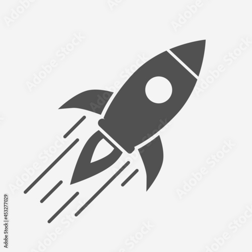 rocket base icon simple sign illustration eps 10 concept on  startup