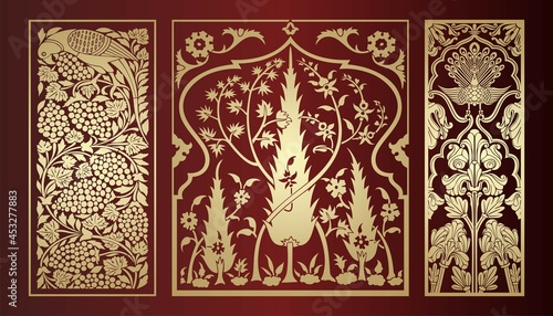 peacock motif designs, textile , Rajasthan, royal India	