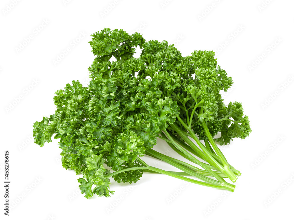 Parsley isolated on white