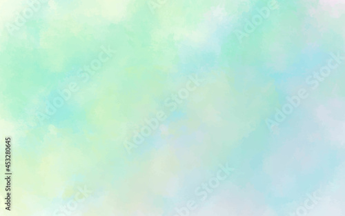 Abstract watercolor texture as background. Hand painted watercolor sky and clouds, abstract watercolor background, vector illustration