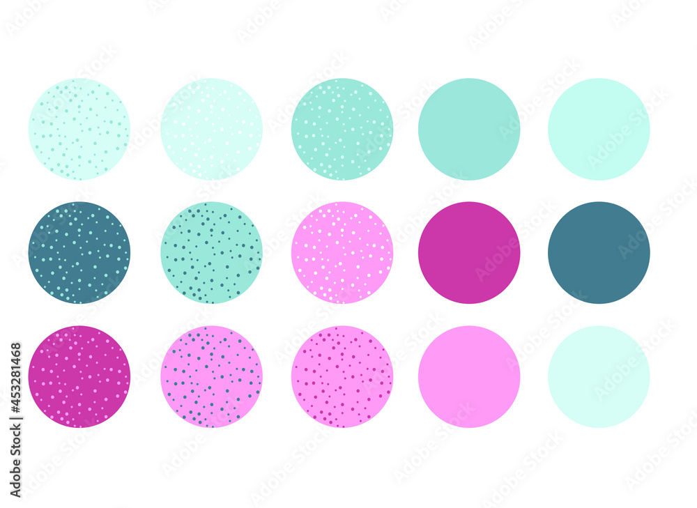 Highlights Covers. pink and blue palette. Highlights Covers. pink and blue palette.