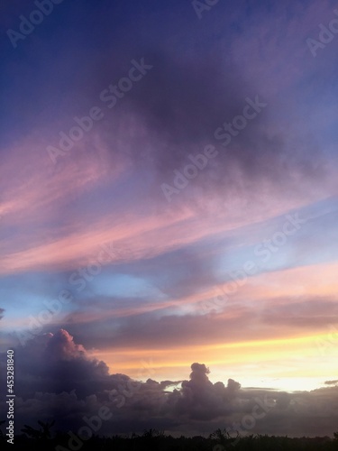 melancholic sunset, Bali, Indonesia