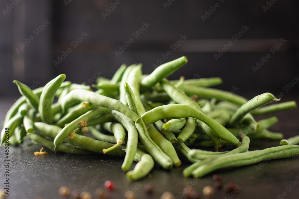 green beans fresh harvest bean organic meal snack on the table copy space food background rustic green beans fresh harvest bean organic meal snack on the table copy space food background rustic