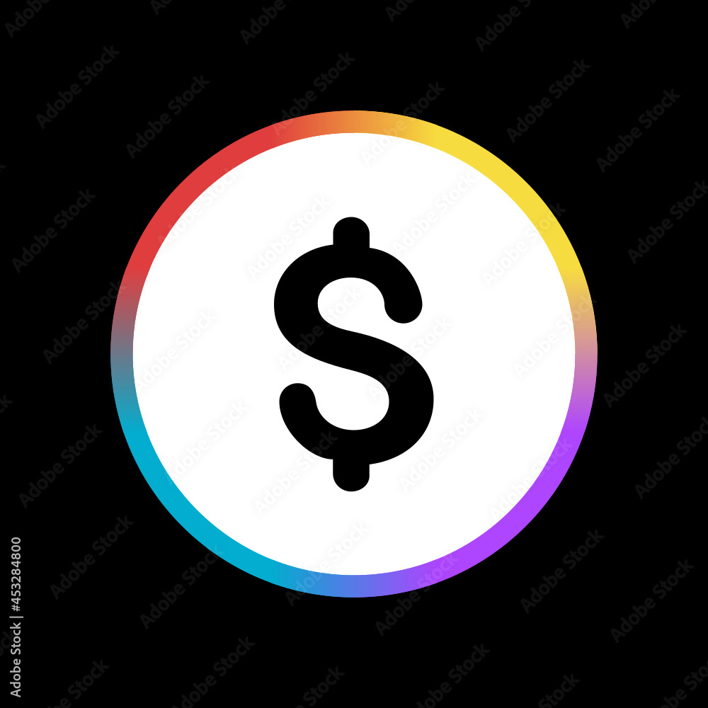 Dollar - Sticker Dollar - Sticker