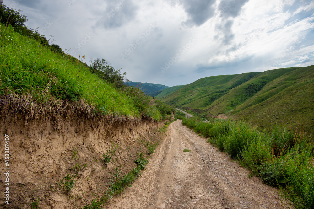 road in the mountains road in the mountains