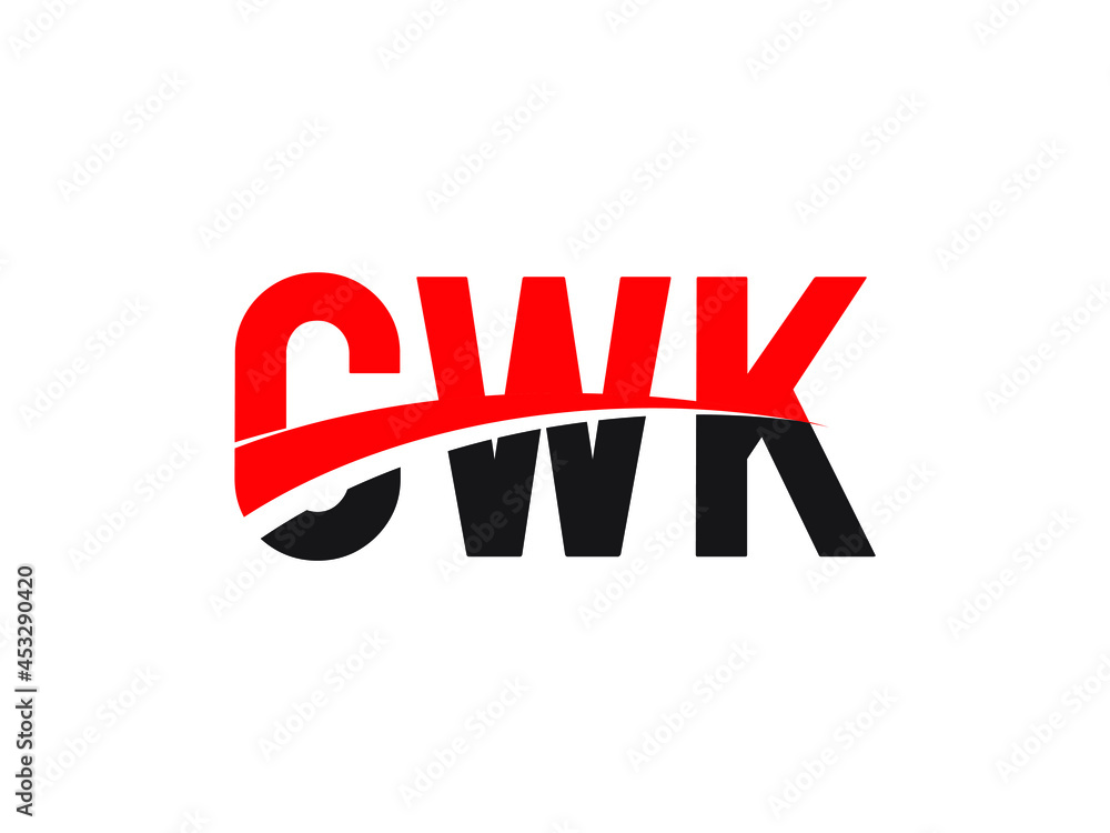 CWK Letter Initial Logo Design Vector Illustration