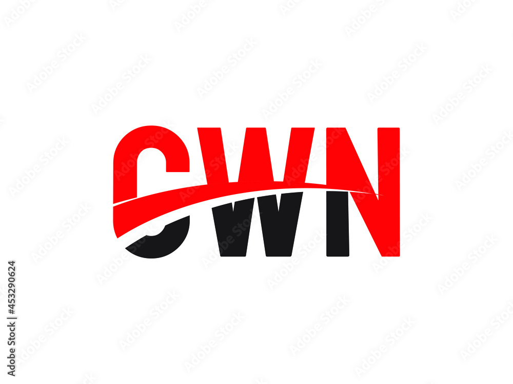 CWN Letter Initial Logo Design Vector Illustration CWN Letter Initial Logo Design Vector Illustration