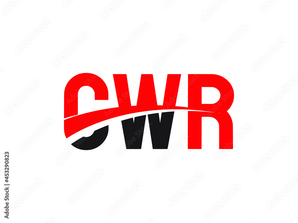 Fototapeta premium CWR Letter Initial Logo Design Vector Illustration
