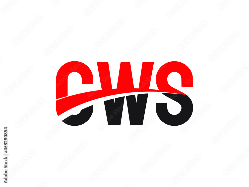 CWS Letter Initial Logo Design Vector Illustration CWS Letter Initial Logo Design Vector Illustration