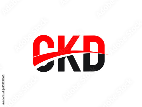 CKD Letter Initial Logo Design Vector Illustration