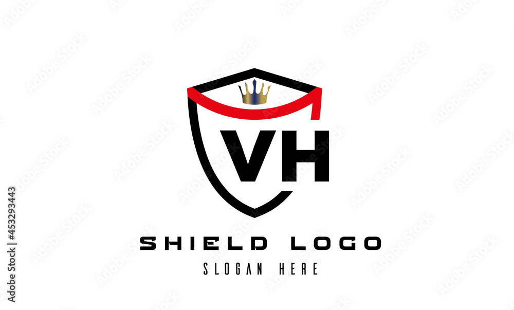 creative shield latter logo vector creative shield latter logo vector