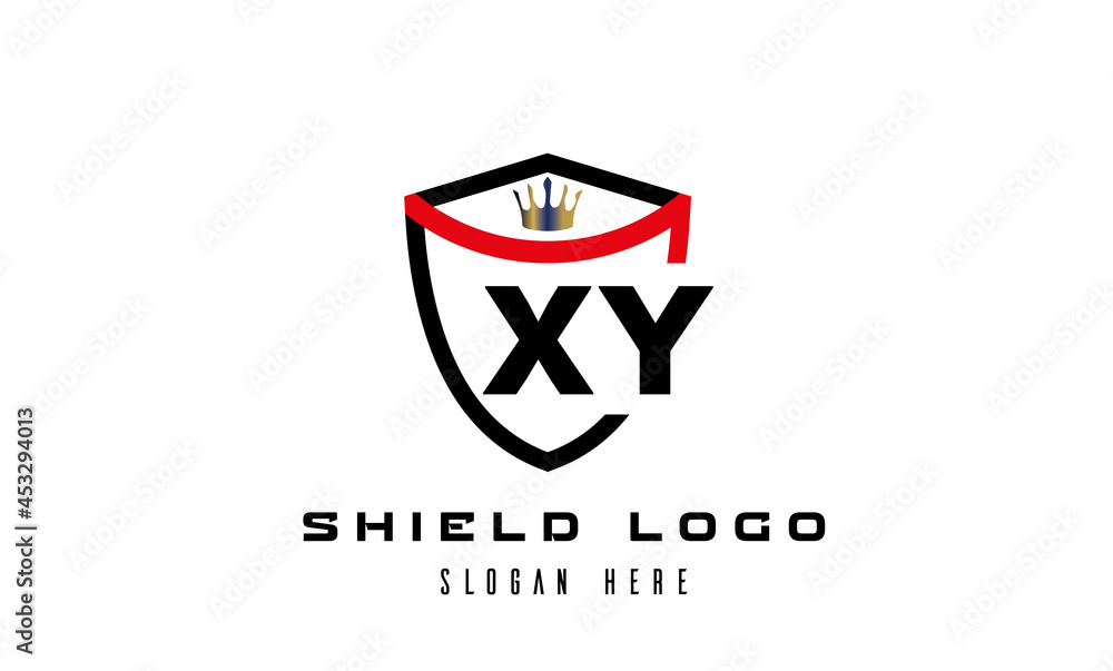 Fototapeta premium creative shield latter logo vector