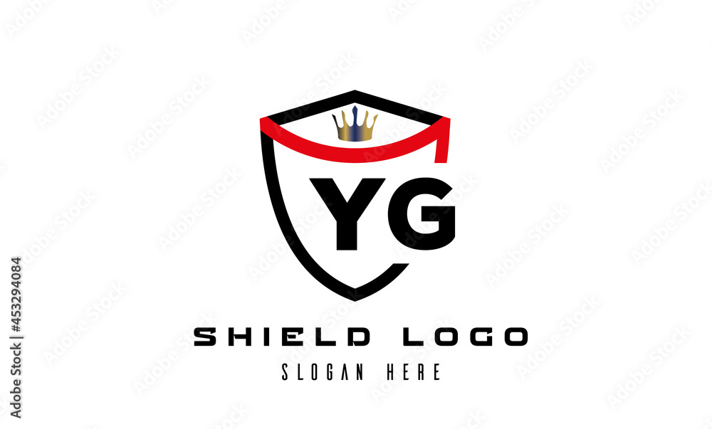 creative shield latter logo vector creative shield latter logo vector