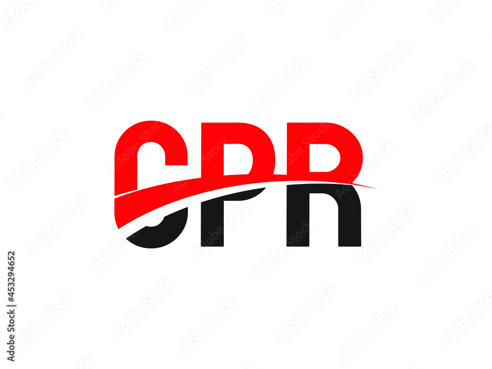 CPR Letter Initial Logo Design Vector Illustration CPR Letter Initial Logo Design Vector Illustration