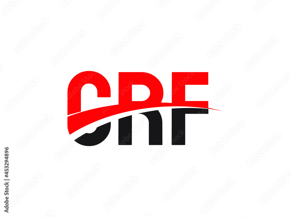CRF Letter Initial Logo Design Vector Illustration CRF Letter Initial Logo Design Vector Illustration