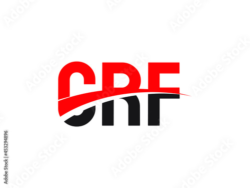 CRF Letter Initial Logo Design Vector Illustration
