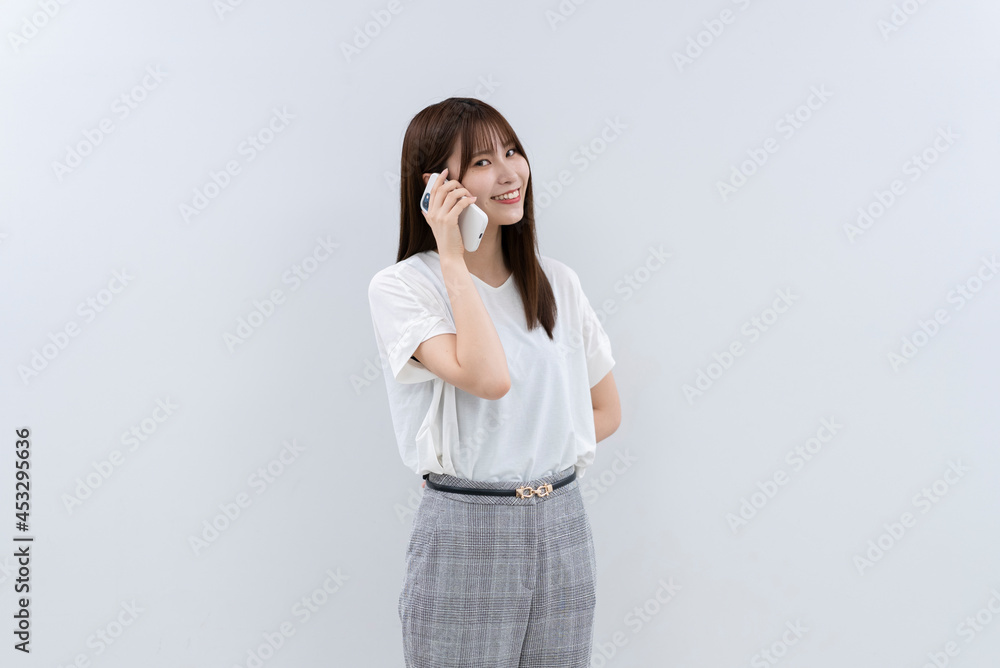 爽やかな女性 爽やかな女性