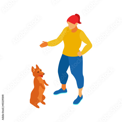 Dog Stand Command Composition