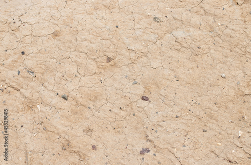 texture of clay ground surface background 