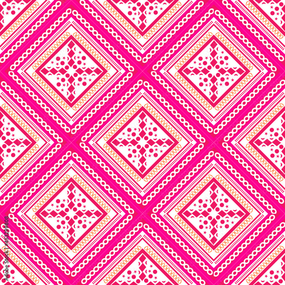 Southeast Asian traditional fabric pattern pattern