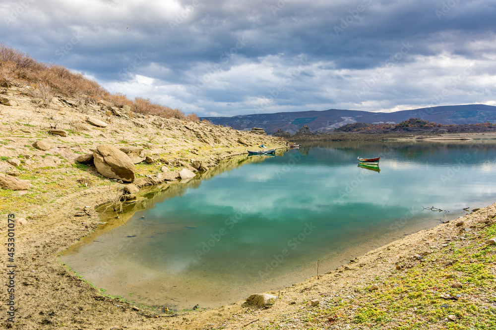 Demirkopru Dam in Manisa Province of Turkey