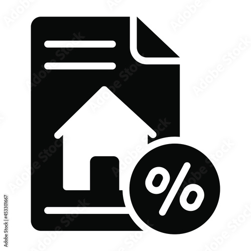 Property Tax icon,  real estate  web and mobile icon