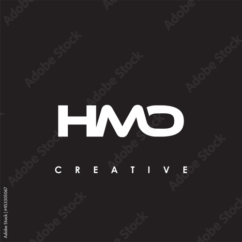 HMO Letter Initial Logo Design Template Vector Illustration photo