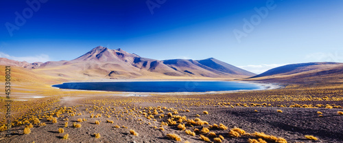 Amazing Lake Miscanti in the highlands of Chile near San Pedro de Atacama photo