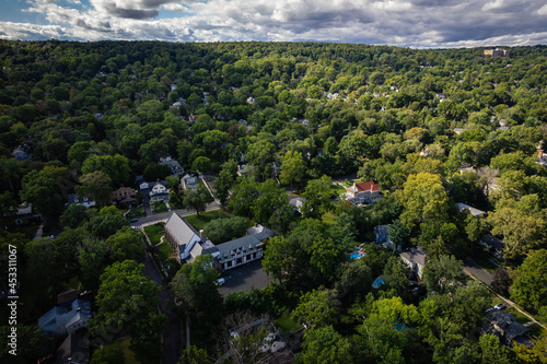 Aerial Landscape of Maplewood New Jersey  photo