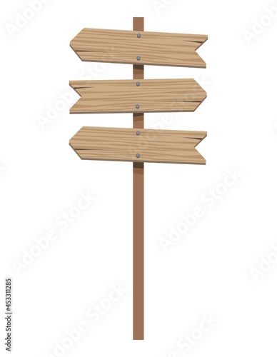 wooden way signals
