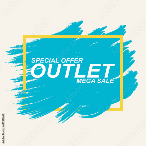 Special sale outlet banner