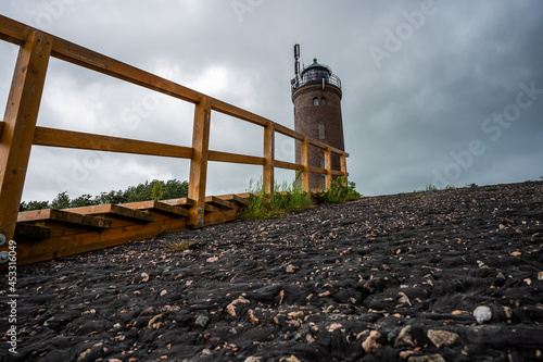 lighthouse in st. peter ording b?hl photo