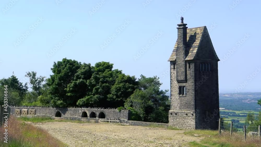An old tower house in the woods at Rivington in Lancashire, UK An old tower house in the woods at Rivington in Lancashire, UK