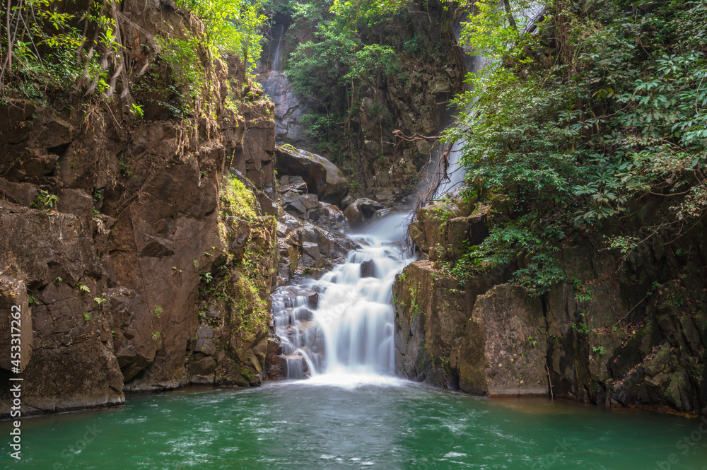 Beautiful waterfall at Namtok phlio National Park chanthaburi thailand Beautiful waterfall at Namtok phlio National Park chanthaburi thailand