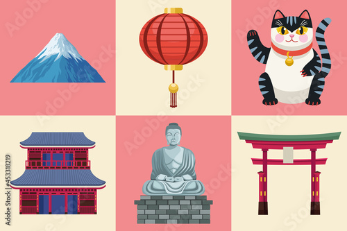 six japan icons