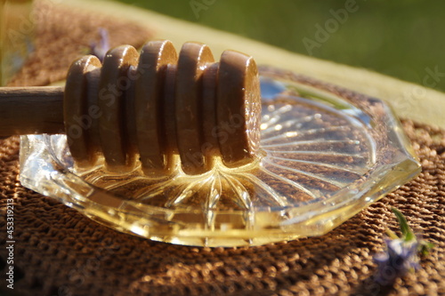 close up of a honey