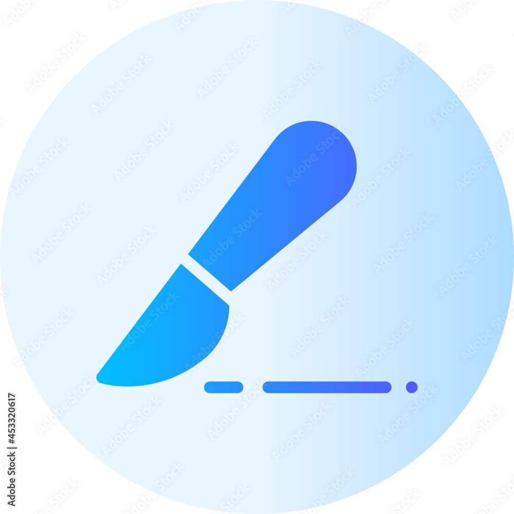 Scalpel gradient icon