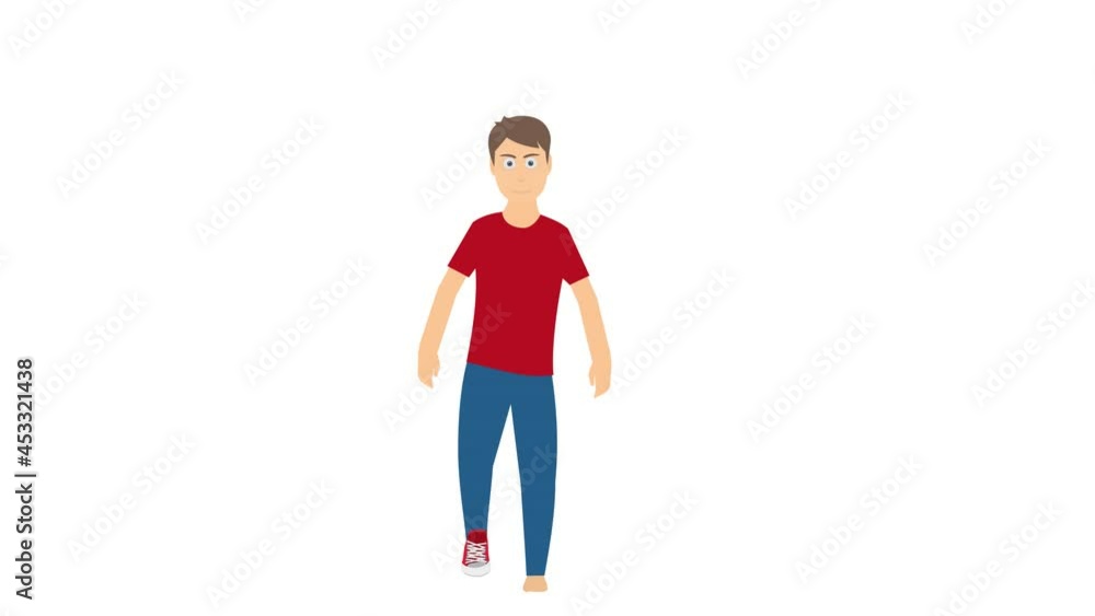Man in underpants. Animation of a man dressing and undressing, alpha channel. Cartoon Man in underpants. Animation of a man dressing and undressing, alpha channel. Cartoon